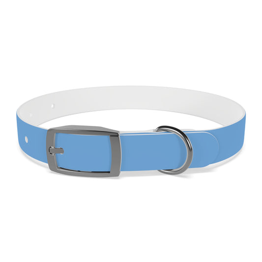 'Most High Pup' Blue Graphic Dog Collar — Stylish Urban Pet Accessory