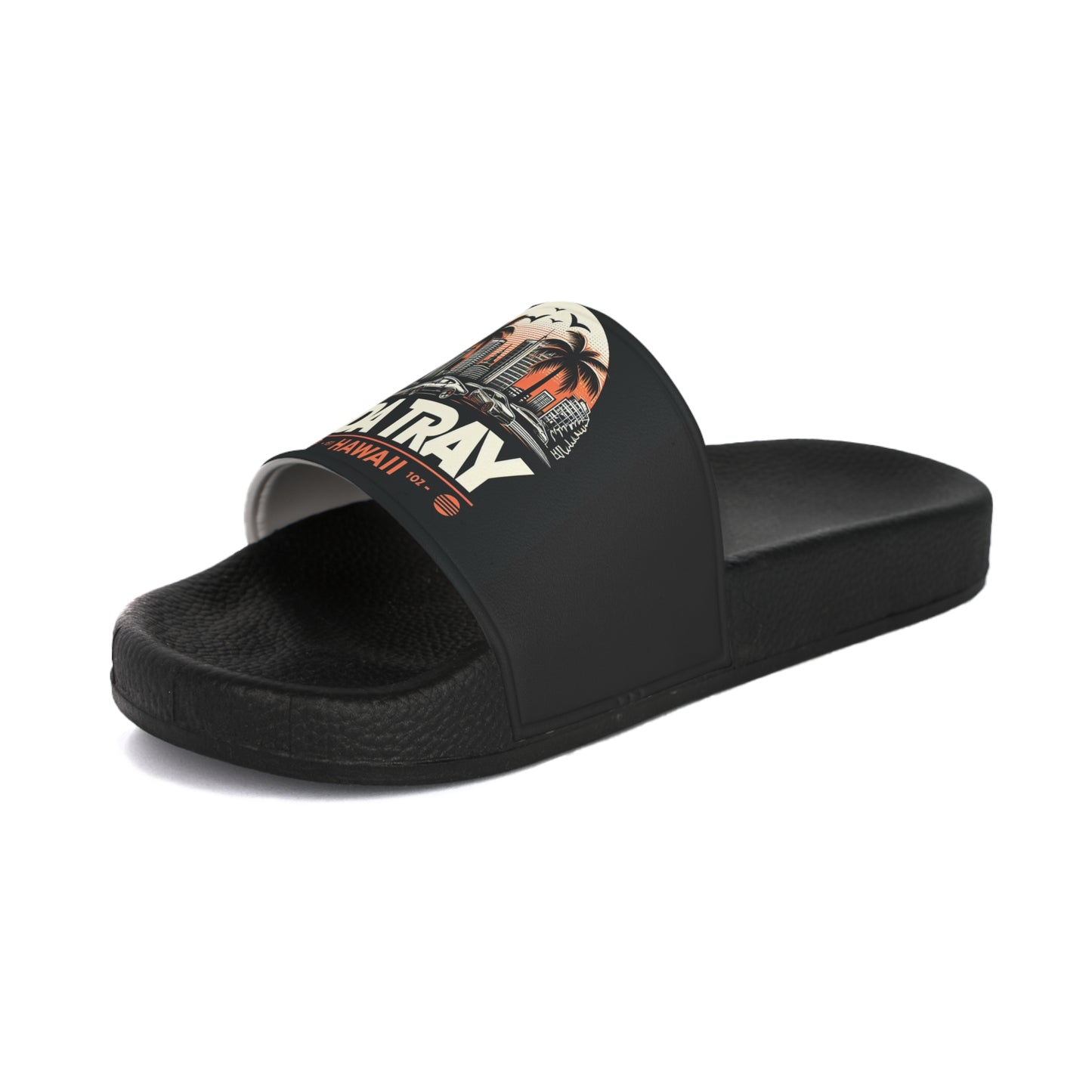 Da Tray Hawaii Slide Sandals — Tropical Palm Resort Men’s Slides