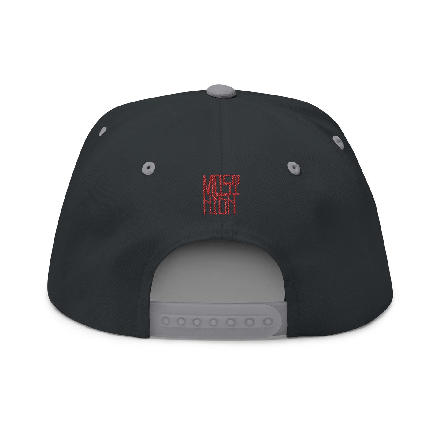 Embroidered Decepticon Flat Bill Cap — Retro Robot Logo Snapback