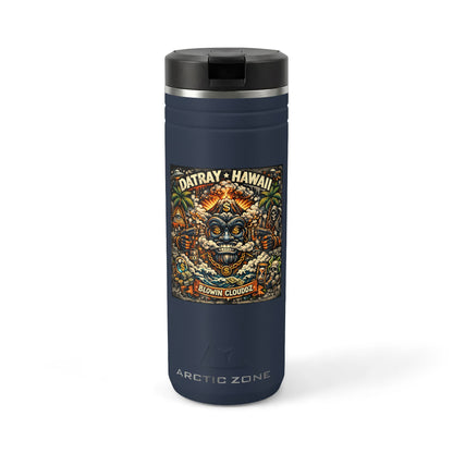 24oz Titan Thermal Tumbler — Datray Hawaii 'Blowin Cloudz 2.0' Graphic Travel Mug