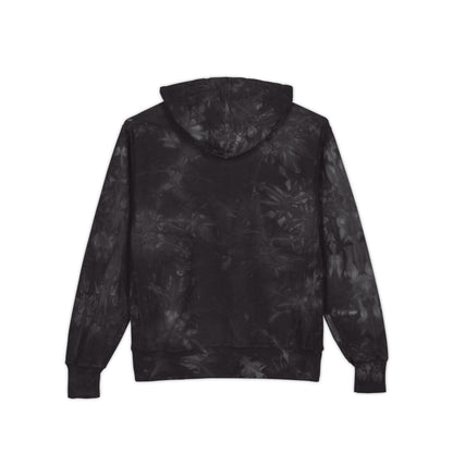 Tie-Dye Embroidered Hoodie - 'Small Kine Burnt' Champion Style