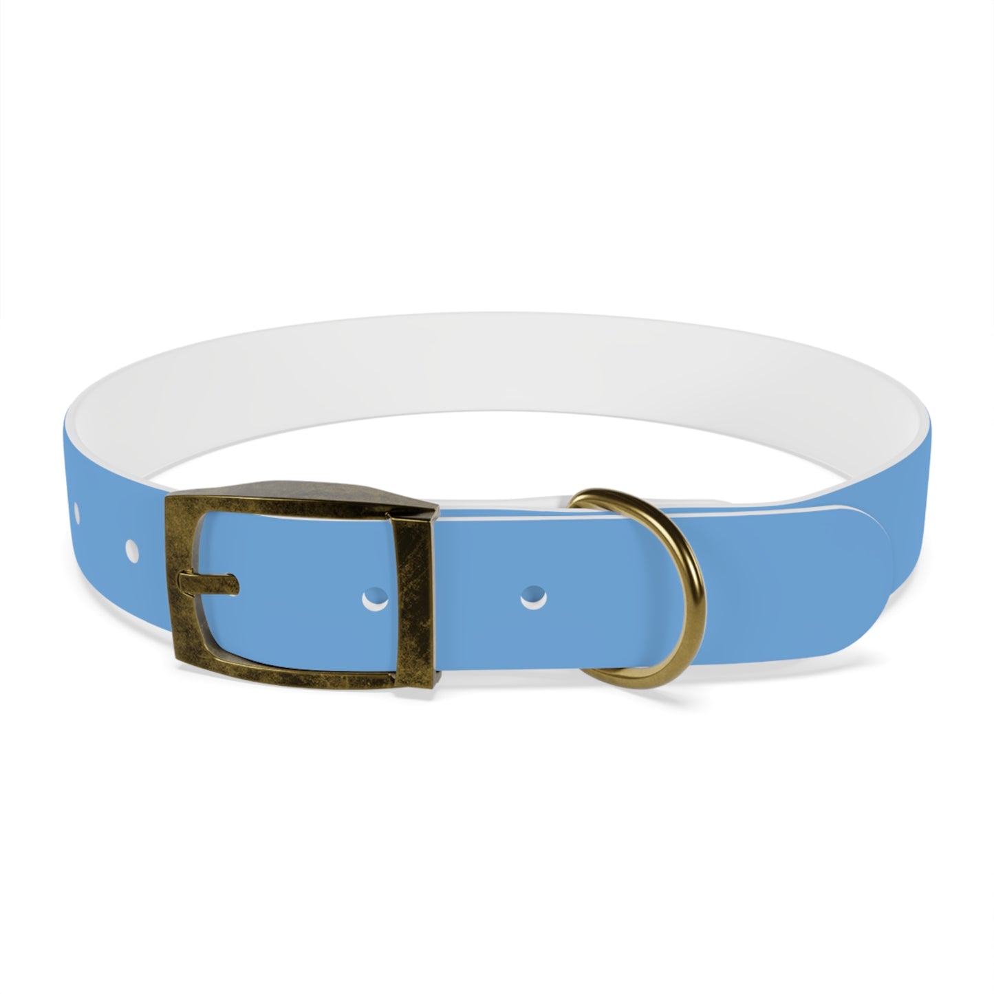 'Most High Pup' Blue Graphic Dog Collar — Stylish Urban Pet Accessory