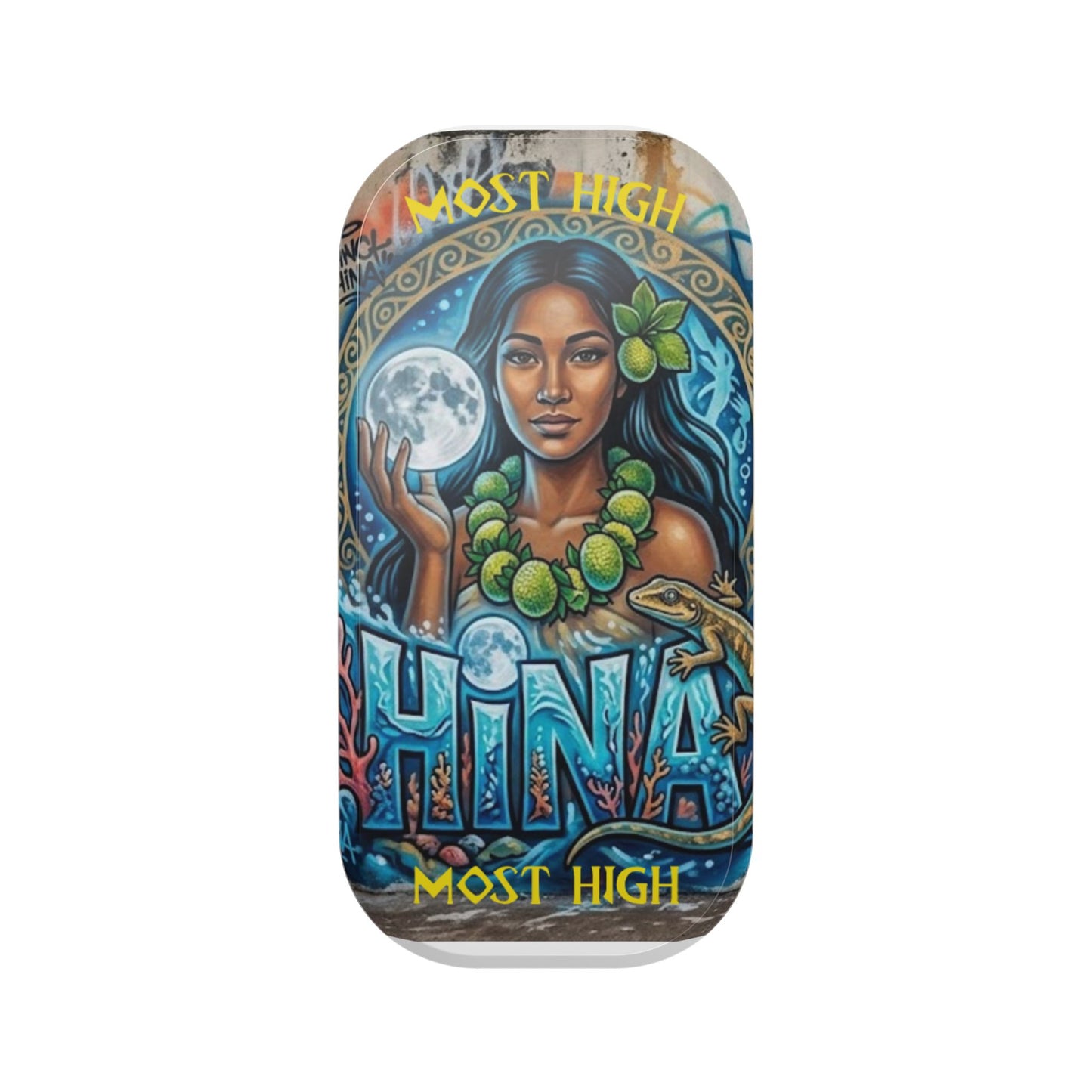 Clickit Phone Stand — Hina-Hawaiian Goddess Design Phone Grip