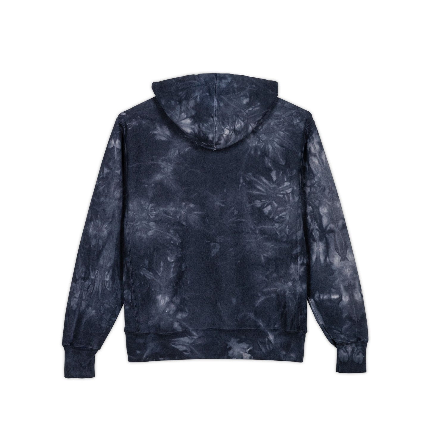 Tie-Dye Embroidered Hoodie - 'Small Kine Burnt' Champion Style