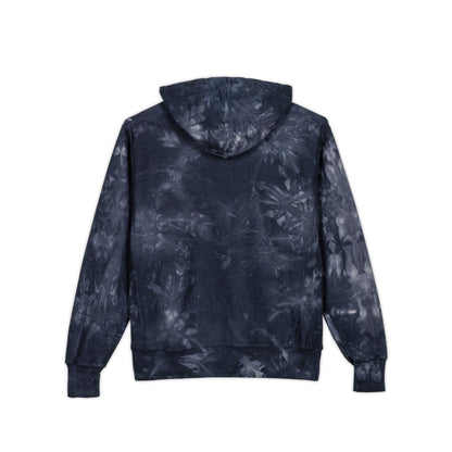 Tie-Dye Embroidered Hoodie - 'Small Kine Burnt' Champion Style