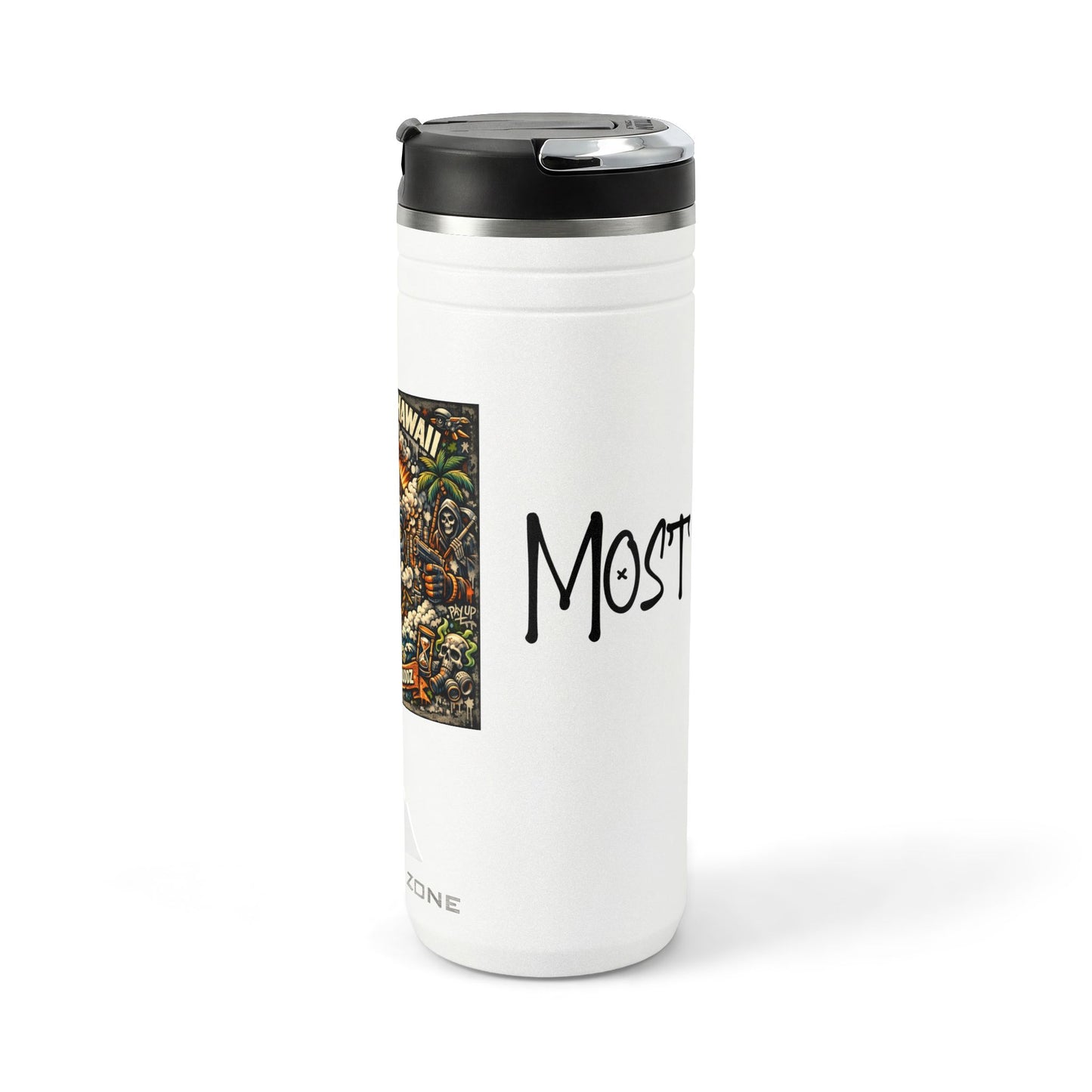 24oz Titan Thermal Tumbler — Datray Hawaii 'Blowin Cloudz 2.0' Graphic Travel Mug