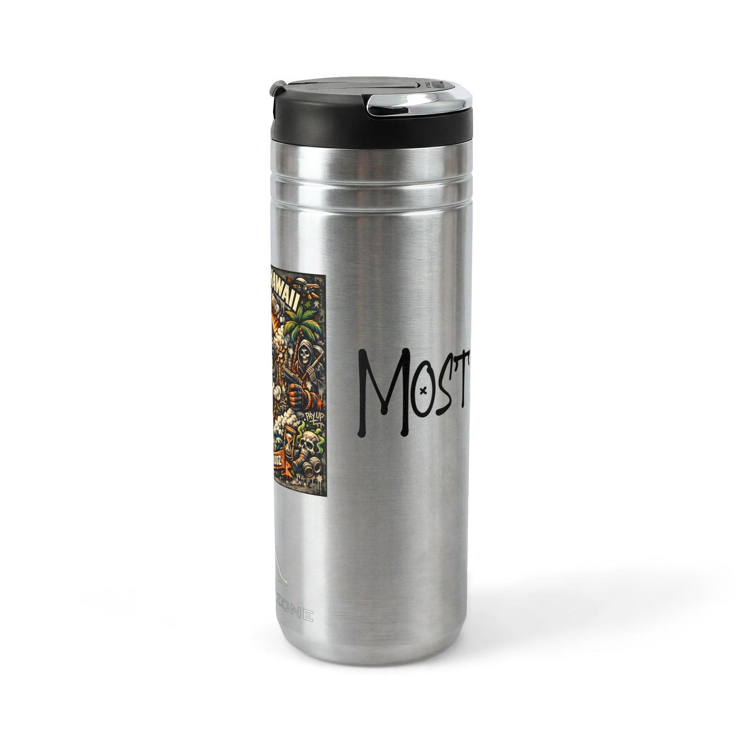 24oz Titan Thermal Tumbler — Datray Hawaii 'Blowin Cloudz 2.0' Graphic Travel Mug