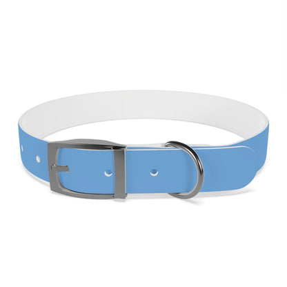 'Most High Pup' Blue Graphic Dog Collar — Stylish Urban Pet Accessory
