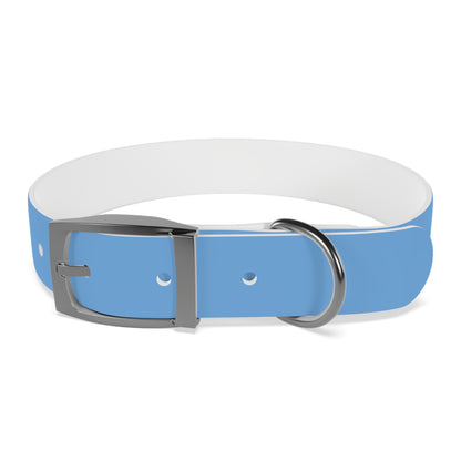 'Most High Pup' Blue Graphic Dog Collar — Stylish Urban Pet Accessory