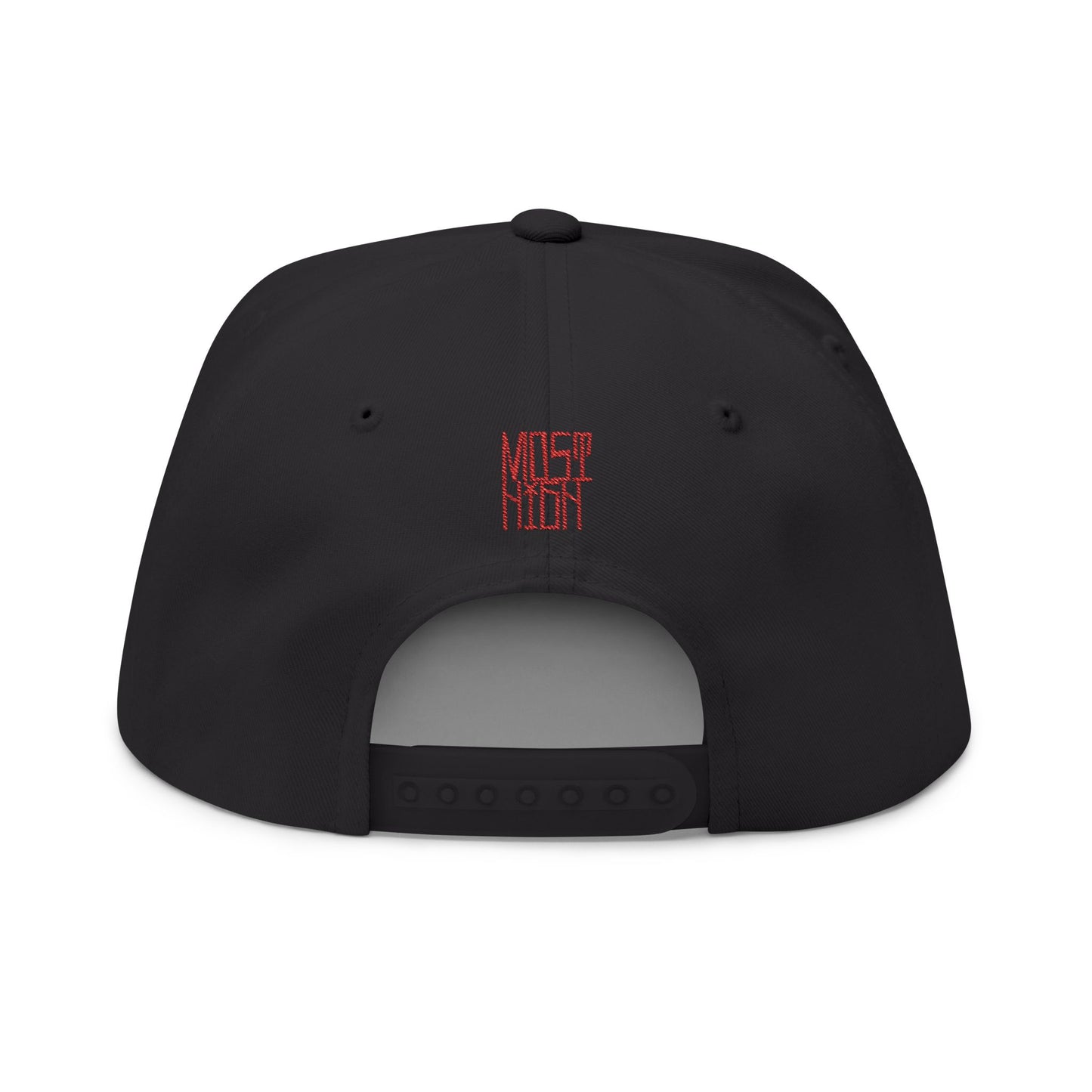 Embroidered Decepticon Flat Bill Cap — Retro Robot Logo Snapback