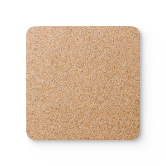 Coasters — Tribal Goddess Orange "DaTRAY" Set of 4 Cork-Back Drink Coasters
