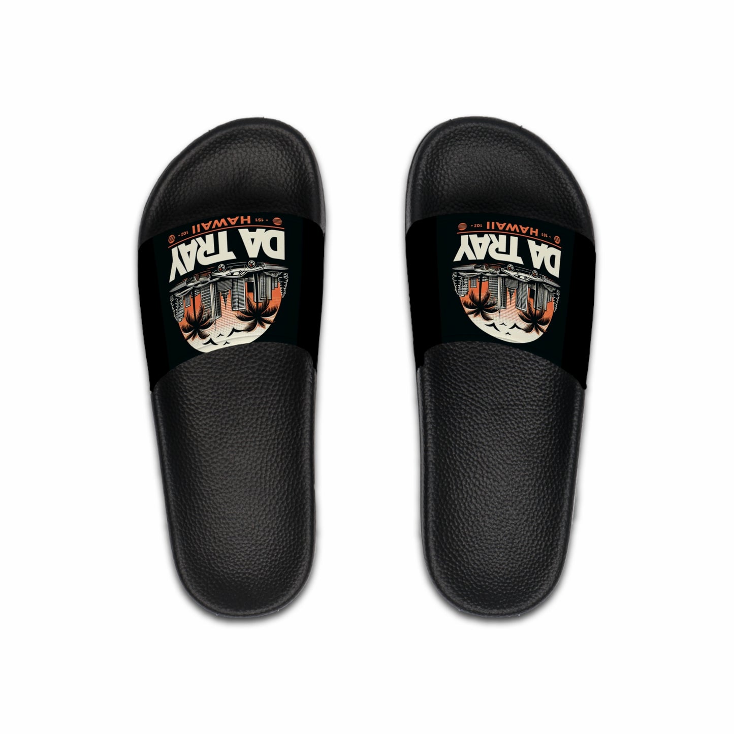 Da Tray Hawaii Slide Sandals — Tropical Palm Resort Men’s Slides