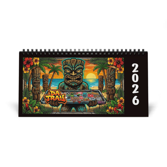 Da Tray Hawaii Desktop Calendar (2026 grid)