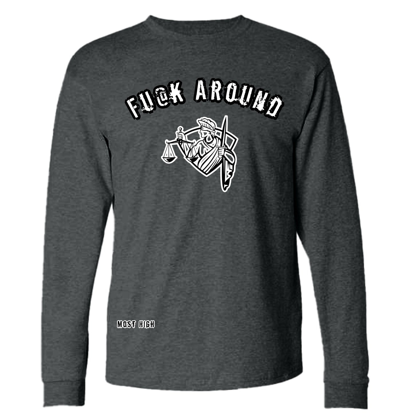 CHARCOAL HEATHER - FRONT