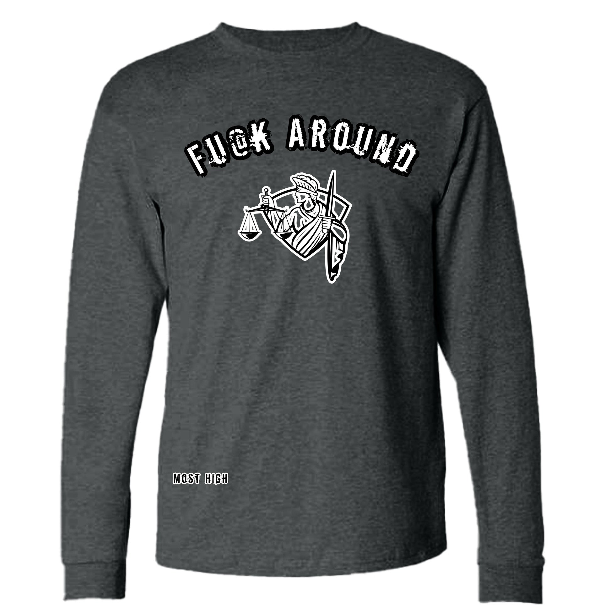 CHARCOAL HEATHER - FRONT