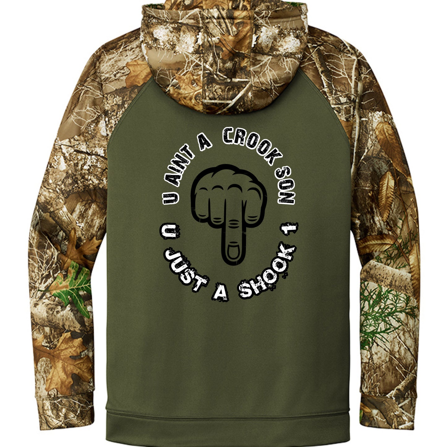 Olive Drab Green/ Realtree Edge - BACK