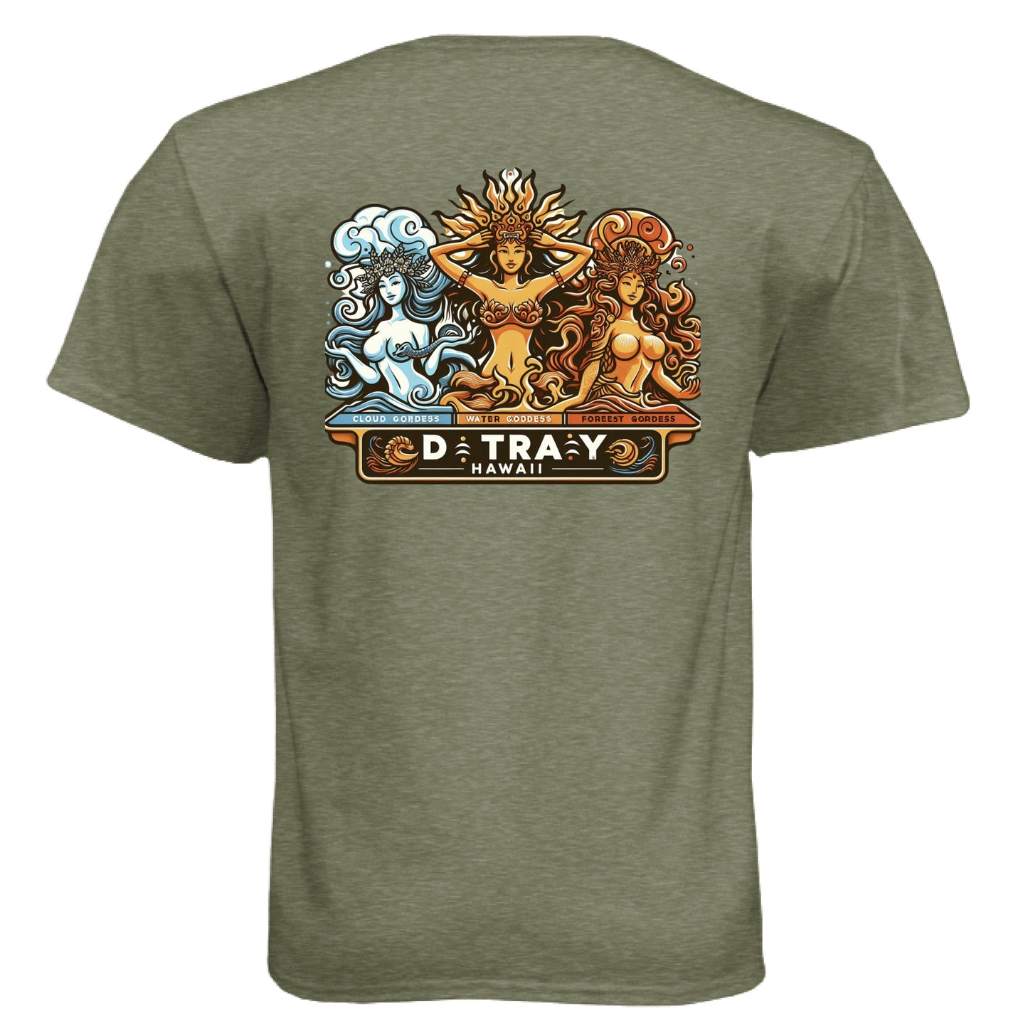 MILITARY GREEN - BACK