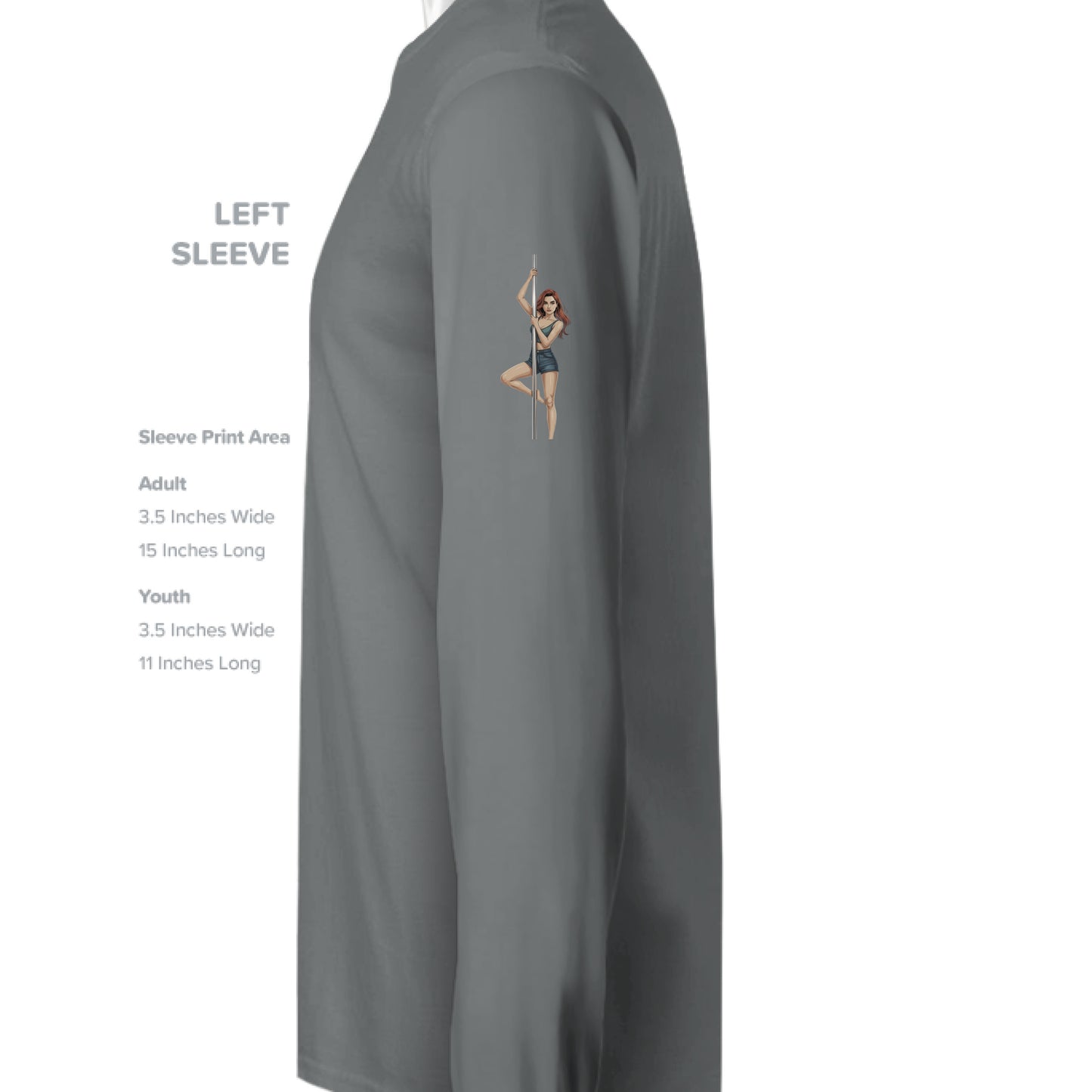 Dark Grey Hthr - SLEEVE_LEFT