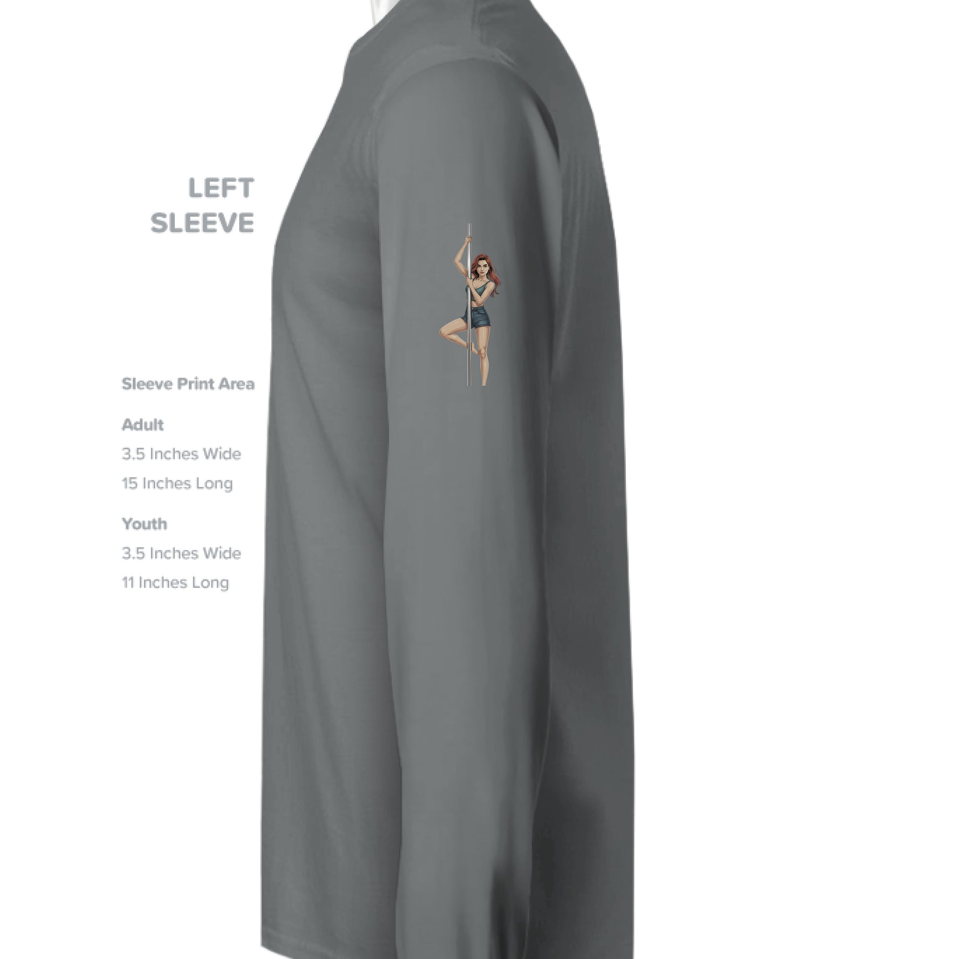 Dark Grey Hthr - SLEEVE_LEFT