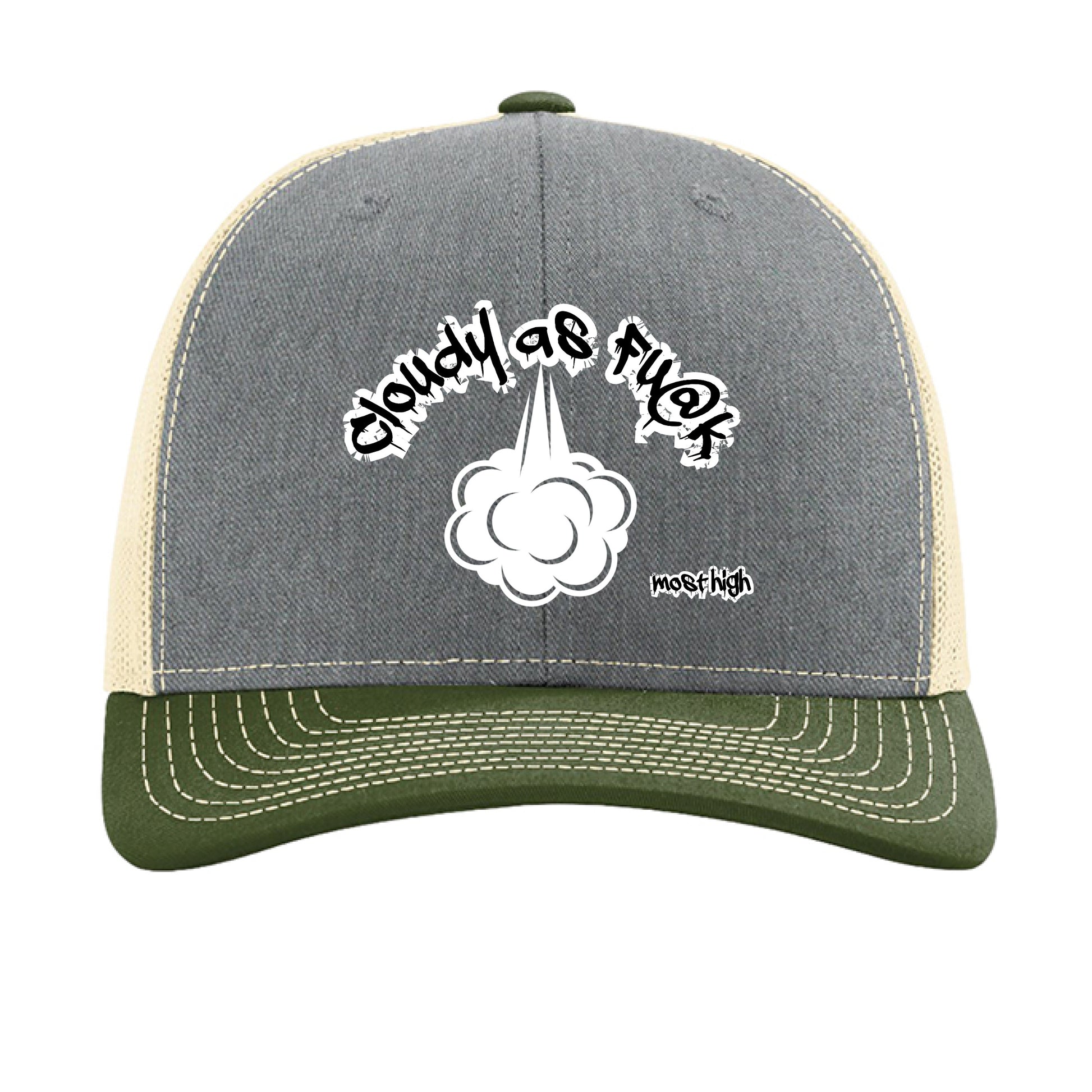 Heather Grey/ Birch/ Army Olive - FRONT