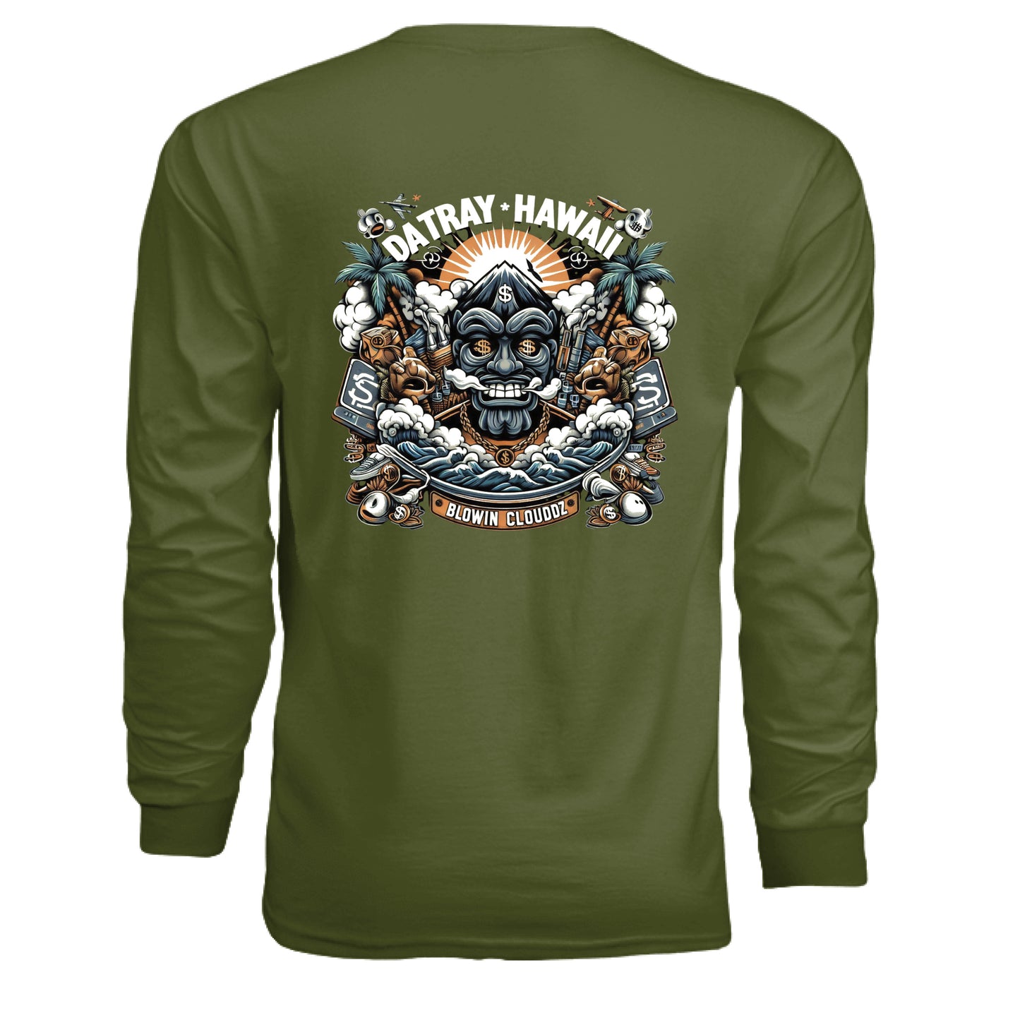 MILITARY GREEN - BACK