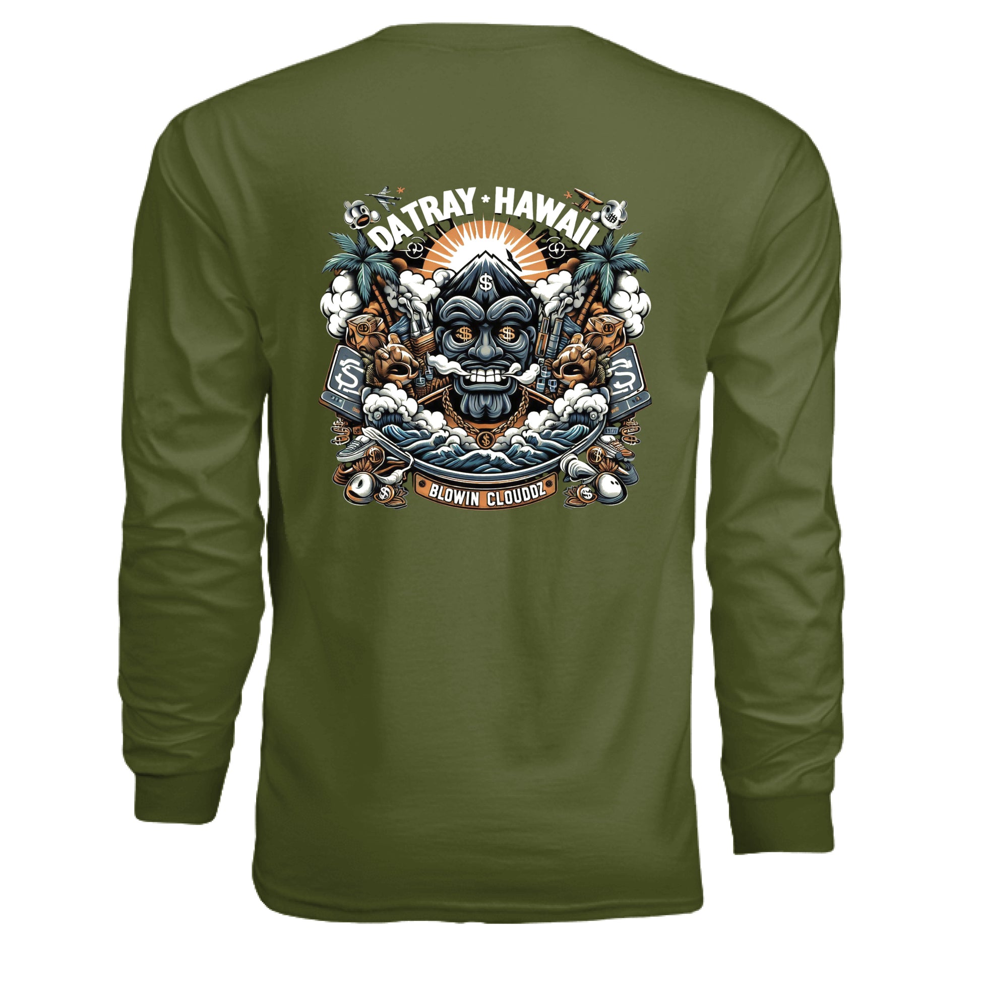 MILITARY GREEN - BACK
