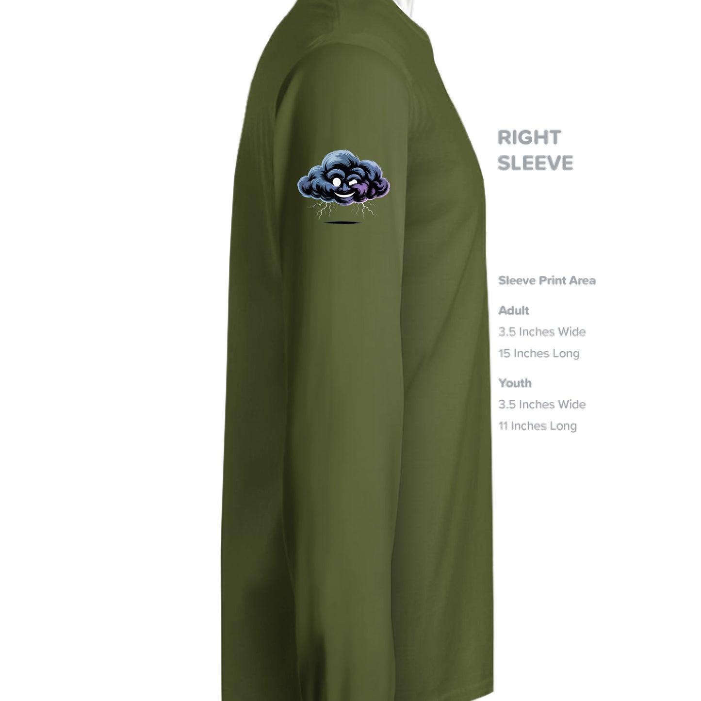 MILITARY GREEN - SLEEVE_RIGHT