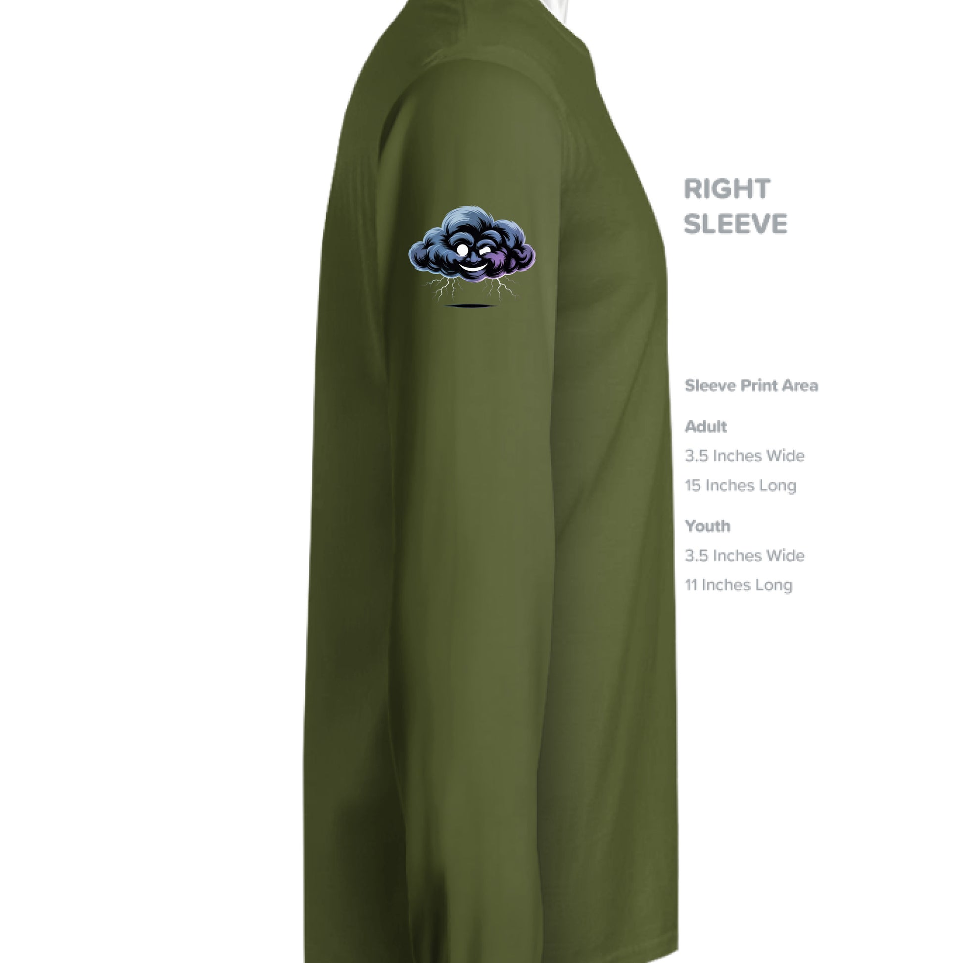 MILITARY GREEN - SLEEVE_RIGHT