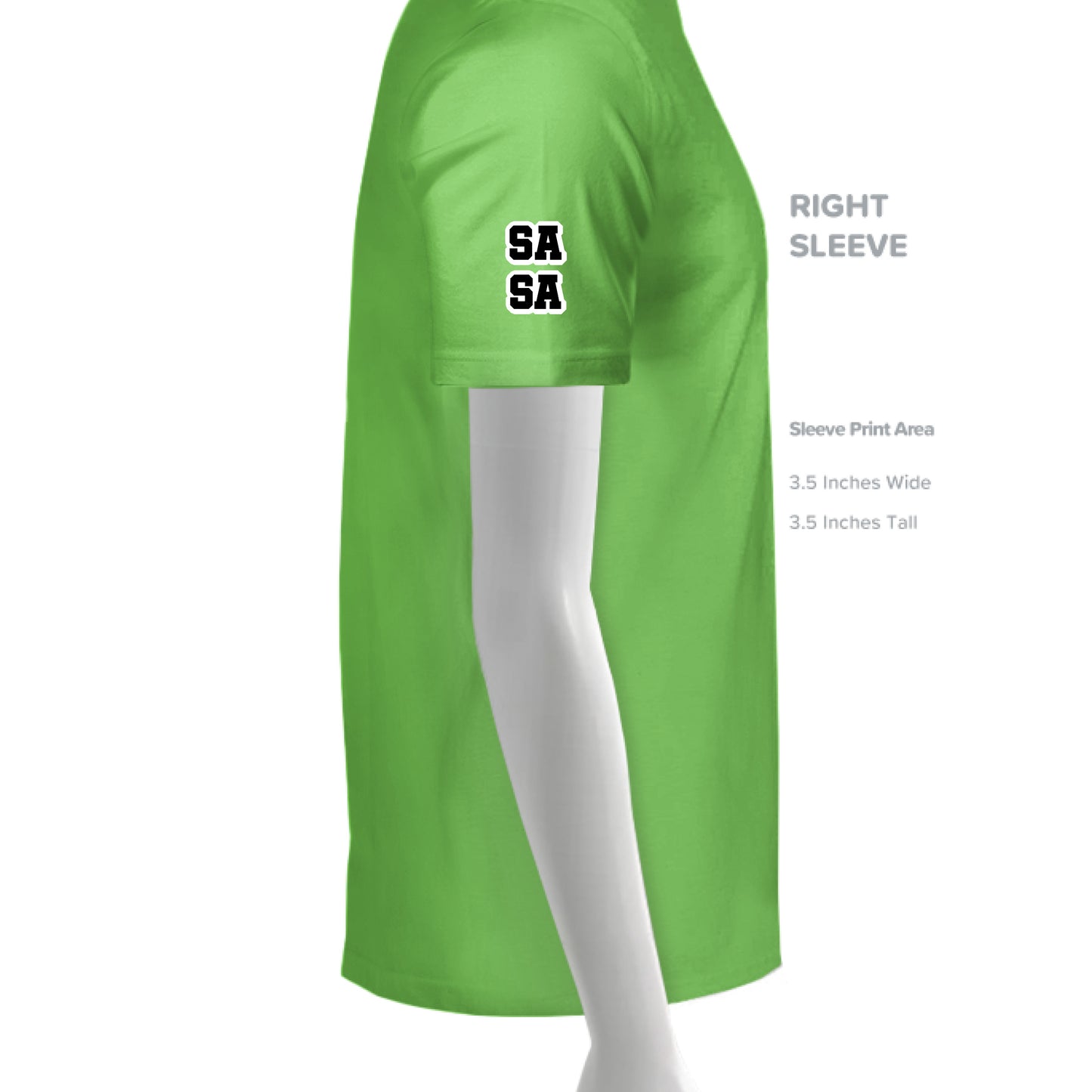 ELECTRIC GREEN - SLEEVE_RIGHT