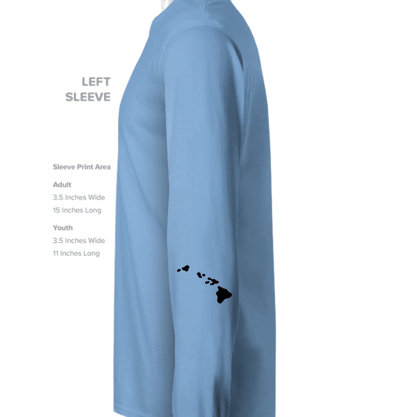 CAROLINA BLUE - SLEEVE_LEFT