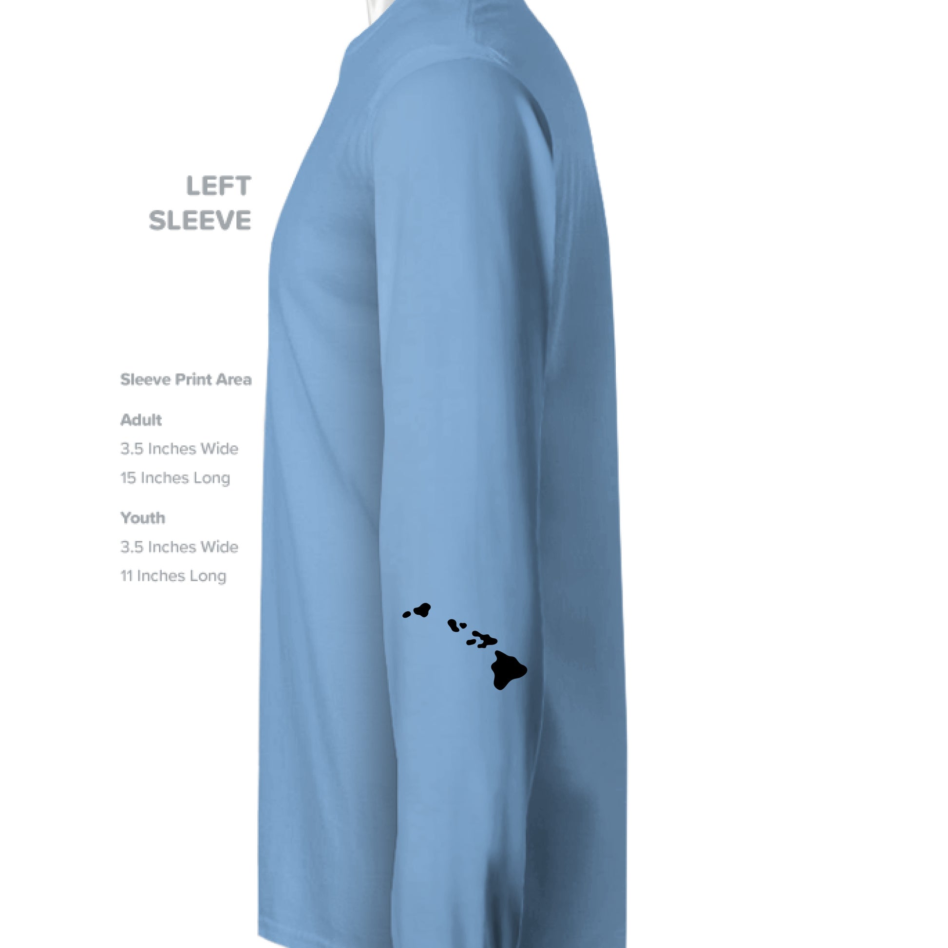 CAROLINA BLUE - SLEEVE_LEFT