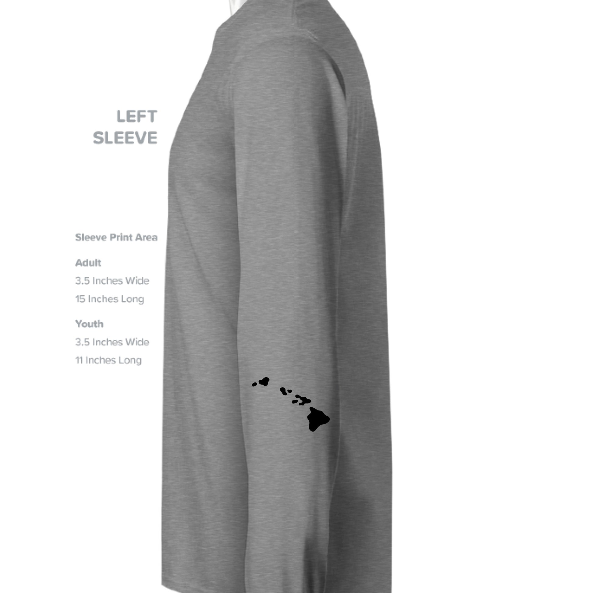 GRAPHITE HEATHER - SLEEVE_LEFT